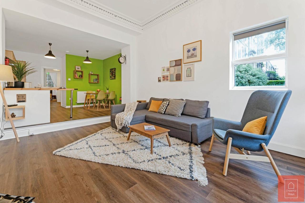 Cheerful Stays: Spacious Flat In Vibrant Leith Edimburgo Exterior foto