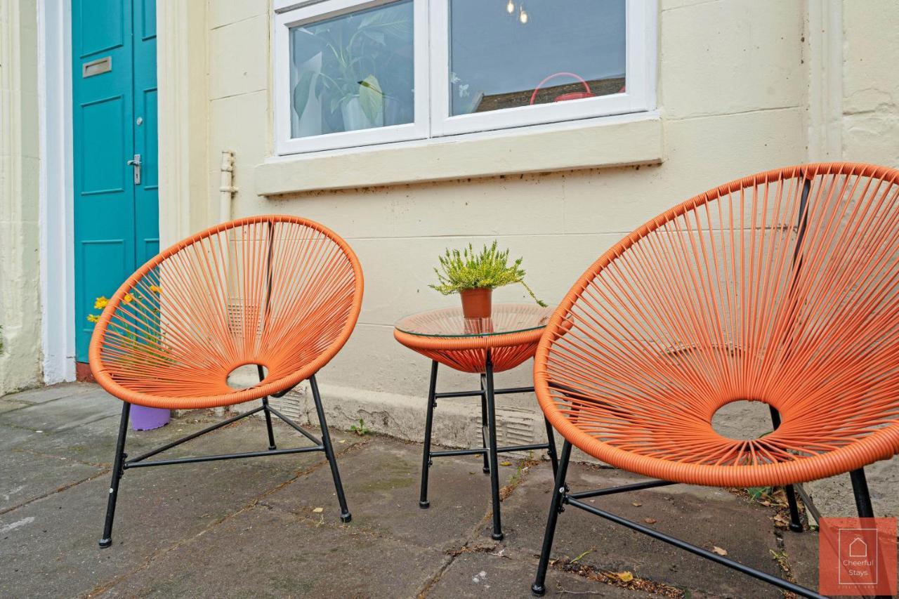 Cheerful Stays: Spacious Flat In Vibrant Leith Edimburgo Exterior foto